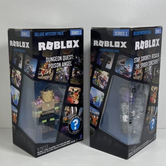 Roblox Deluxe Mystery Pack Poison Angel & Rosalia The spider Sorcerer Lot of 2 - Picture 3 of 9